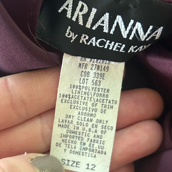 NWT Y2K ARIANNA RACHEL KAYE Beaded Gown Whimsigoth Romantic Goth Formal Dress 12 - Picture 2 of 13